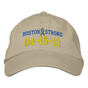 Boston Strong Ribbon 04-15-13 Embroidery Cap