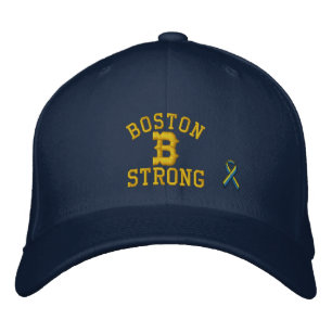Boston Strong Ribbon Edition Embroidered Hat