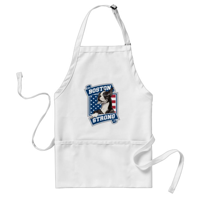 BOSTON STRONG TERRIER crest style Standard Apron (Front)