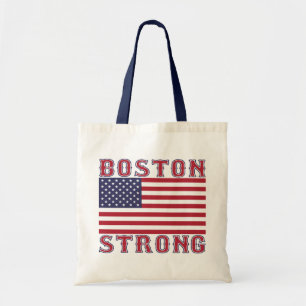 BOSTON STRONG U.S. Flag Tote Bag