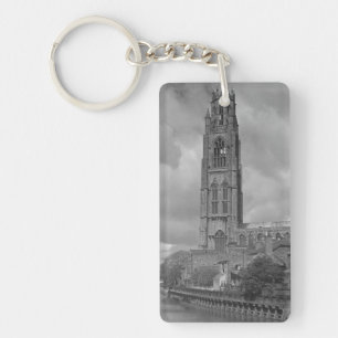 Boston Stump and River Welland, Lincolnshire Keychain
