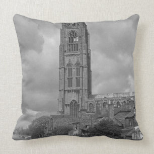 Boston Stump and River Welland, Lincolnshire Throw Pillow