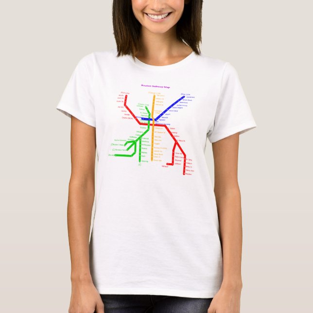 Boston subway Shirt (Front)