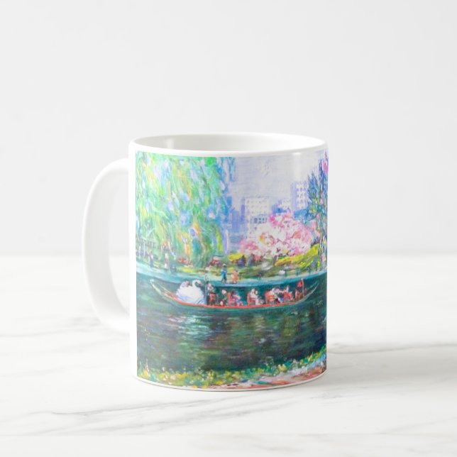Boston Swan Boat Mug (Front Left)