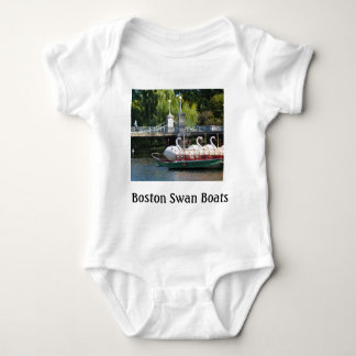 Boston Swan Boats Baby Baby Bodysuit