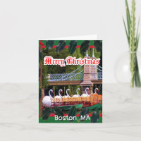 Boston Swan Boats - Merry Christmas