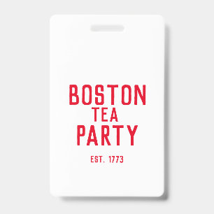 Boston Tea Party Badge 