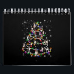 Boston Terrie Christmas Tree Covered By Flashlight Calendar<br><div class="desc">Boston Terrie Christmas Tree Covered By Flashlight</div>