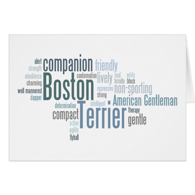 Boston Terrier (Front Horizontal)