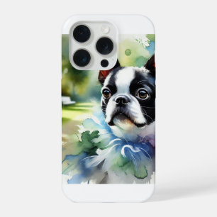 Boston Terrier 251024AREF109 - Watercolor iPhone 15 Pro Case