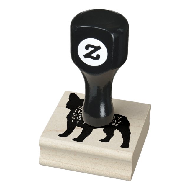 Boston Terrier Address Stamp (Stamp)