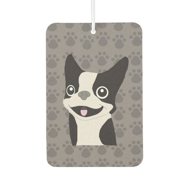 Boston Terrier Air Freshener (Front)