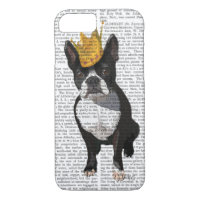 Boston Terrier And Crown