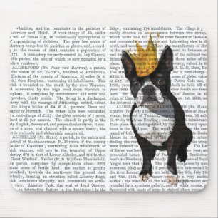 Boston Terrier And Crown Mouse Pad