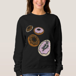 Boston Terrier And Doughnuts Boston Terrier With Sweatshirt