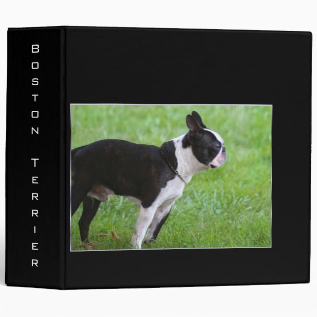 Boston Terrier Binder (Front/Spine)