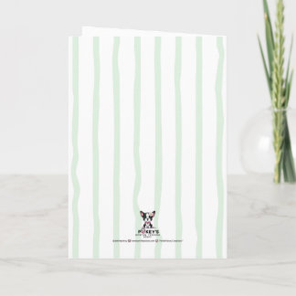 Boston Terrier Birthday Card