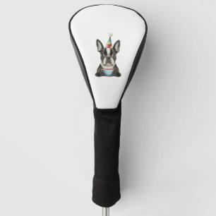 Boston Terrier Birthday Hat Classic T-Shirt Golf Head Cover