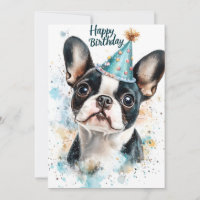 Boston Terrier Birthday Party