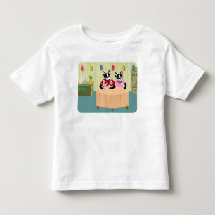 Boston Terrier Boy & Girl Toddler T-shirt