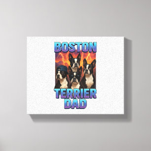 Boston Terrier Canvas Print