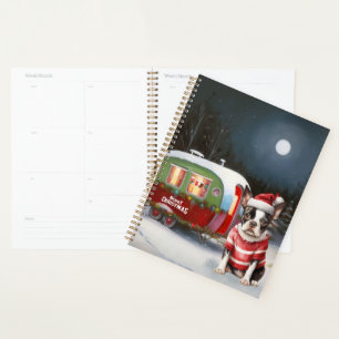 Boston Terrier Caravan Christmas Adventure Planner