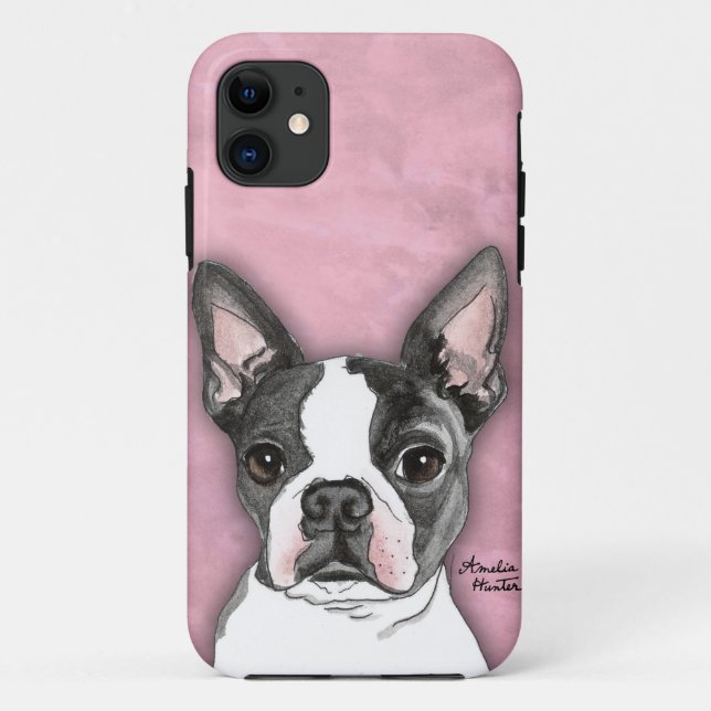 Boston Terrier Case-Mate iPhone Case (Back)