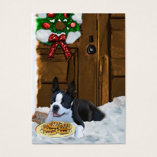 Boston Terrier Christmas Gifts (Front)