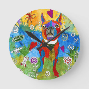 Boston Terrier Clock (You can Customize)
