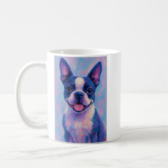 Boston Terrier Coffee Mug (Left)