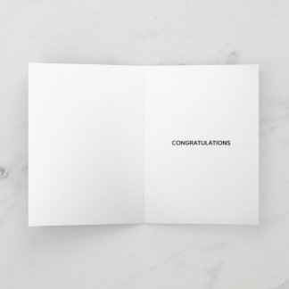 Boston Terrier Congratulations Greeting Card