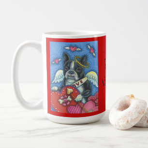 Boston Terrier Cupid CHIEN VALENTINE CLASSIQUE MUG