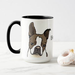 Boston Terrier Customizable Mug