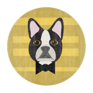 Boston Terrier Cutting Board
