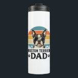 Boston Terrier Dad Vintage Dog Lover Design_1 Thermal Tumbler<br><div class="desc">Boston Terrier Dad Vintage Dog Lover Design_1</div>