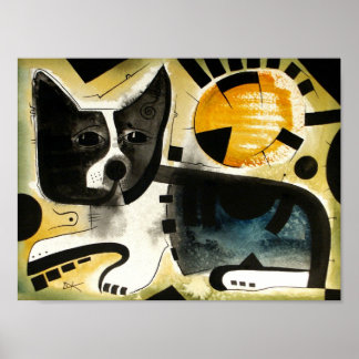 Boston Terrier  dk_2005aug8k Poster