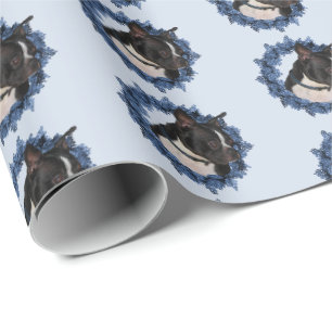 Boston Terrier Dog Animal    Wrapping Paper
