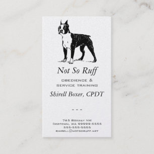 Boston Terrier Dog Business Card