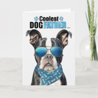 Boston Terrier Dog Coolest Dad Father's Day