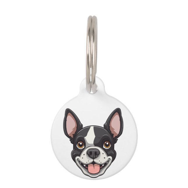 Boston Terrier Dog | Pet Tag (Front)
