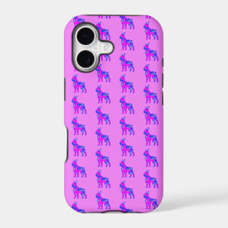 Boston Terrier Dog Pink Silhouette Cute Pink