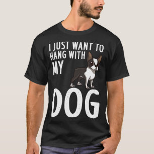 Boston Terrier Dog Puppies Owner T-Shirt