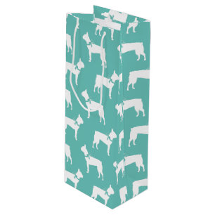 Boston Terrier Dog Puppy Wine Gift Bag