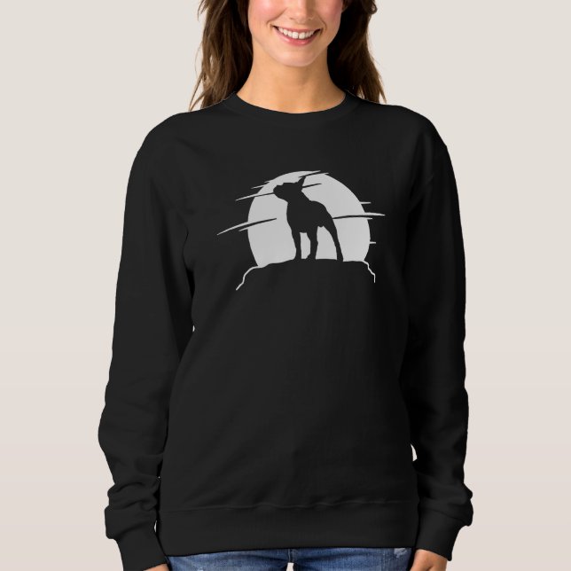 Boston Terrier Dog Retro  16 Sweatshirt (Front)