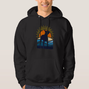 Boston Terrier Dog Retro 8 Hoodie