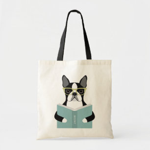 Boston Terrier Dog Tote Bags