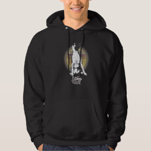 Boston Terrier Dog Vintage Hoodie