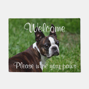 Boston terrier doormat