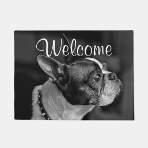 Boston terrier doormat