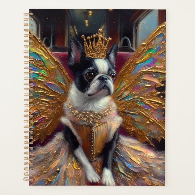 Boston Terrier Fairy Planner (Front)